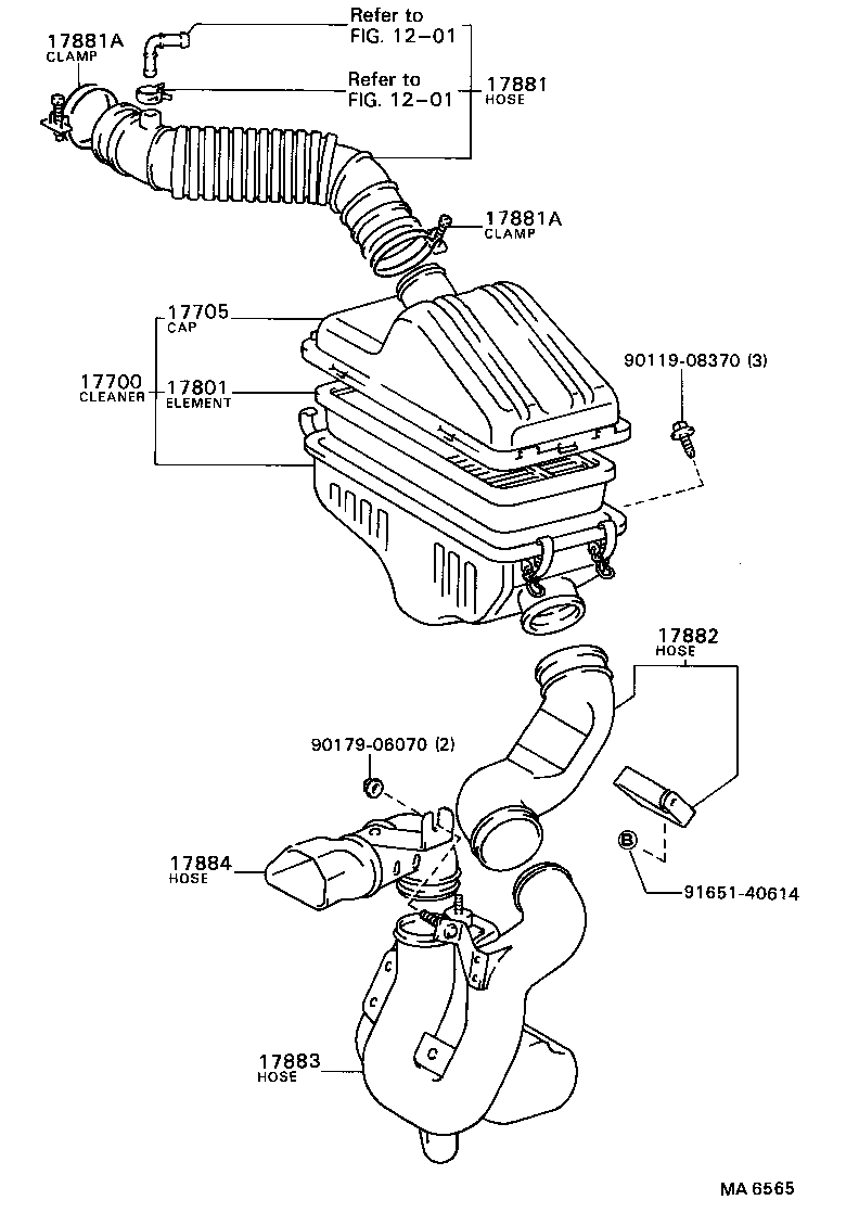 17305-31010 VALVE SUB-ASSY, REED product image