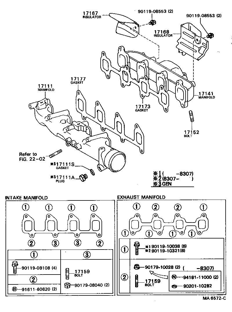 17125-16031 STAY, MANIFOLD product image