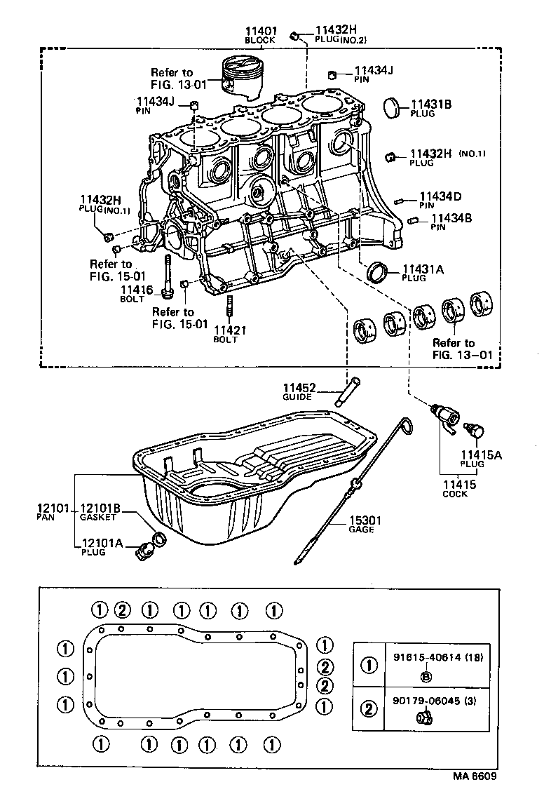 92122-60860 BOLT, STUD(FOR TIMING CHAIN COVER SET) product image