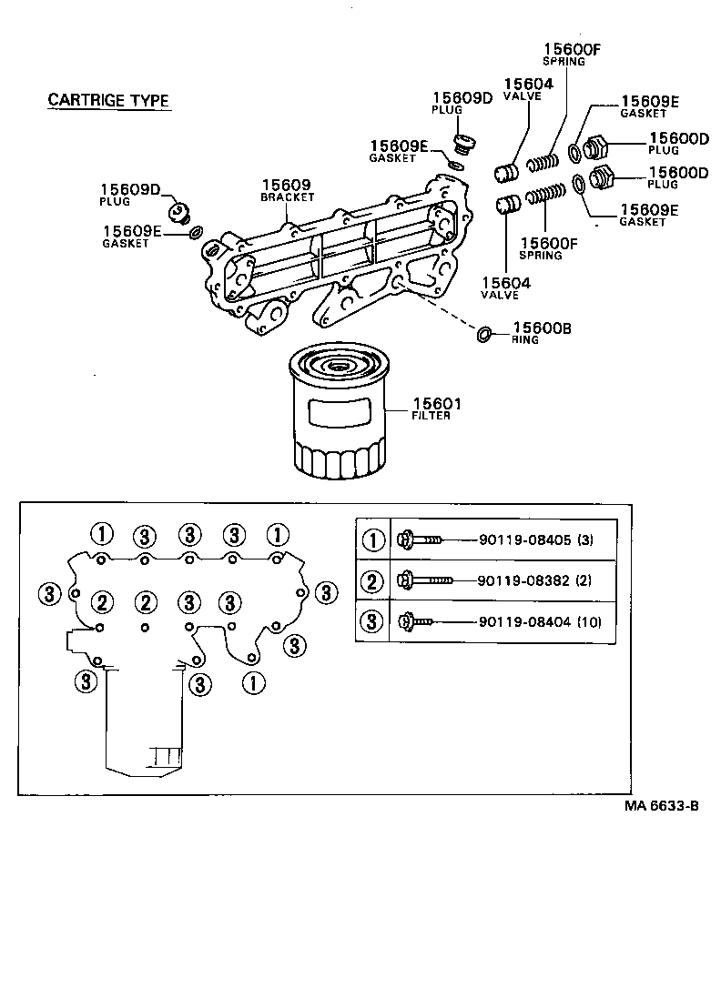 15601-78020 FILTER SUB-ASSY, OIL product image