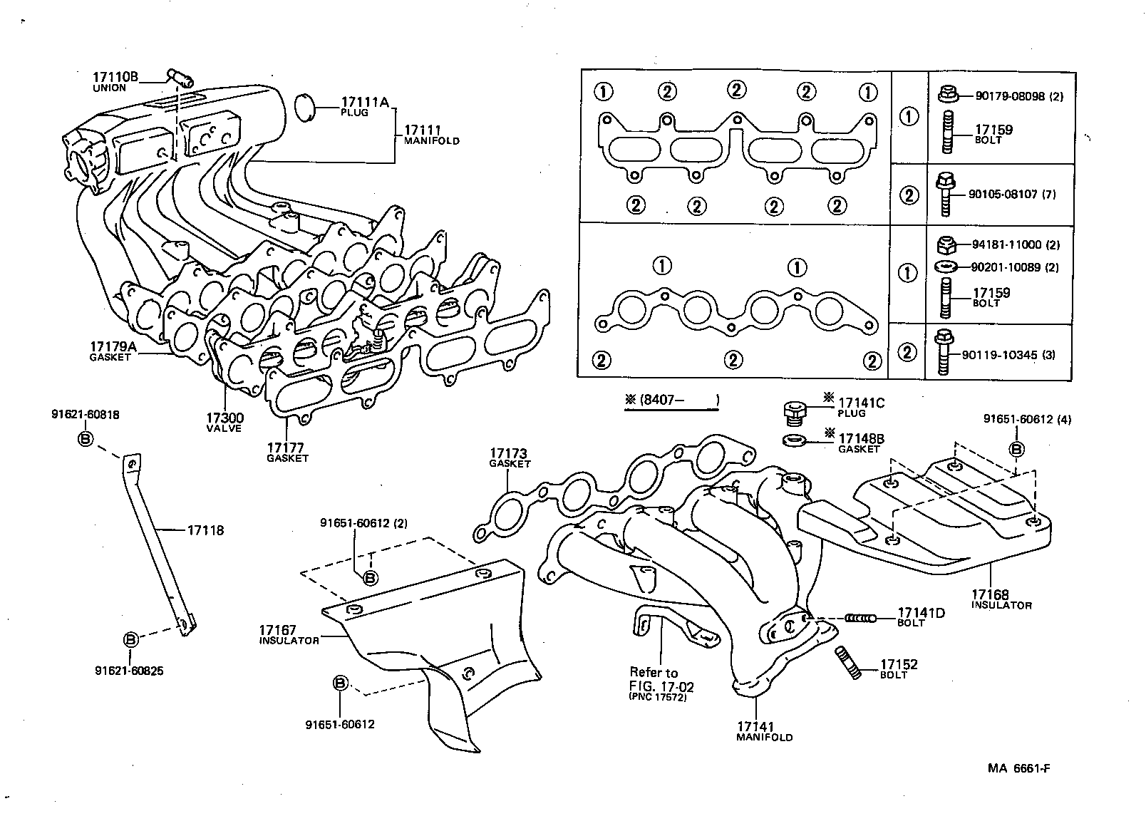 17111-15021 MANIFOLD, INTAKE product image