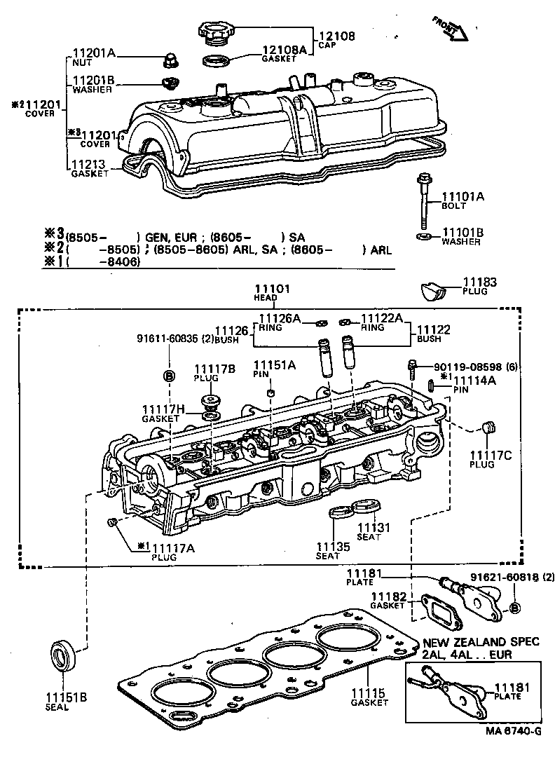 90430-10204 GASKET(FOR WATER HOLE) product image