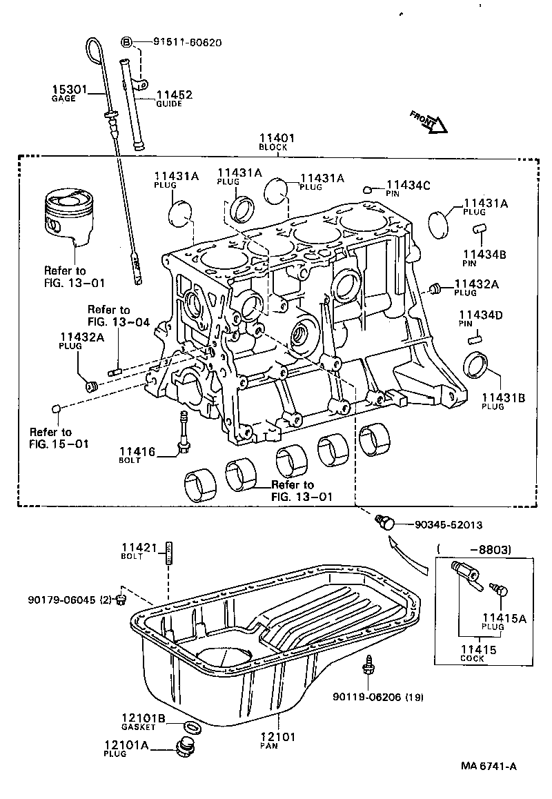 90430-22003 GASKET, STRAIGHT SCREW PLUG NO.3(FOR CYLINDER BLOCK) product image