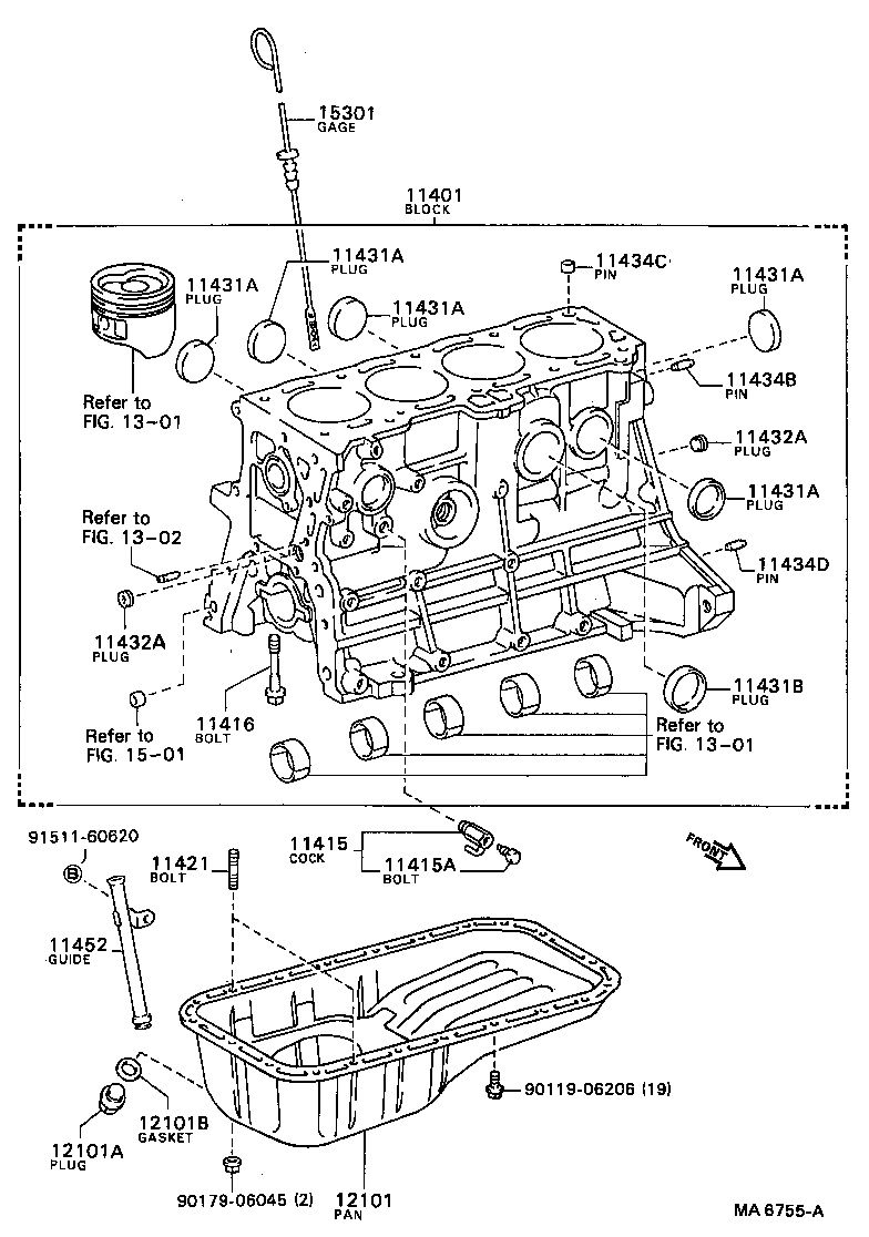 90430-22003 GASKET, STRAIGHT SCREW PLUG NO.3(FOR CYLINDER BLOCK) product image