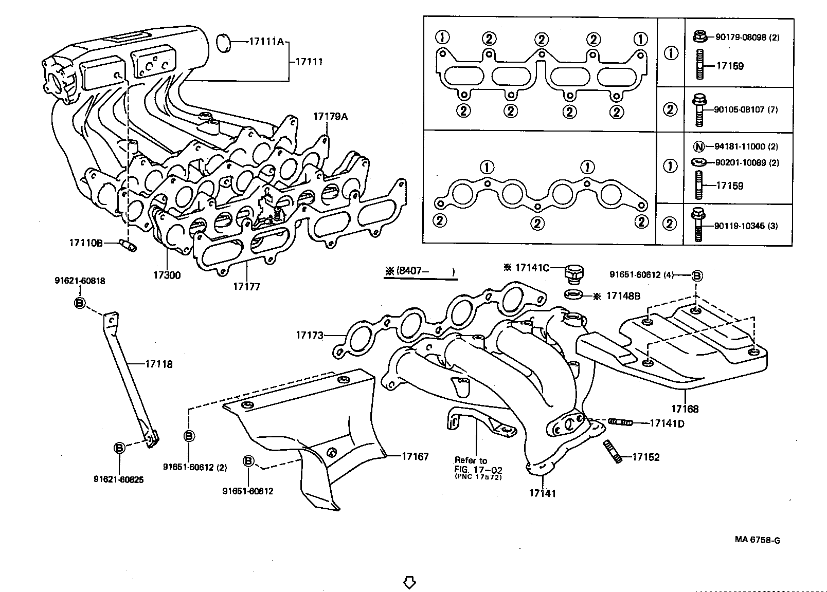 17111-72011 MANIFOLD, INTAKE product image