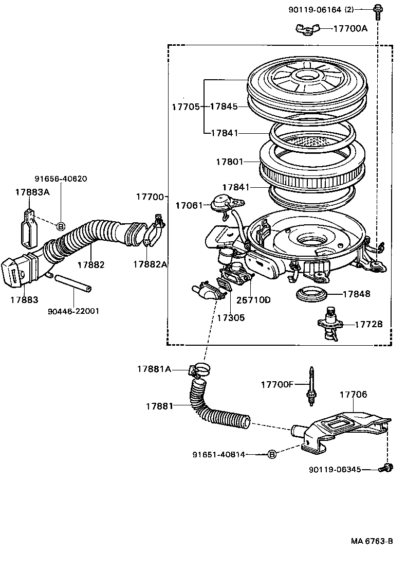 17700-72011 CLEANER ASSY, AIR product image