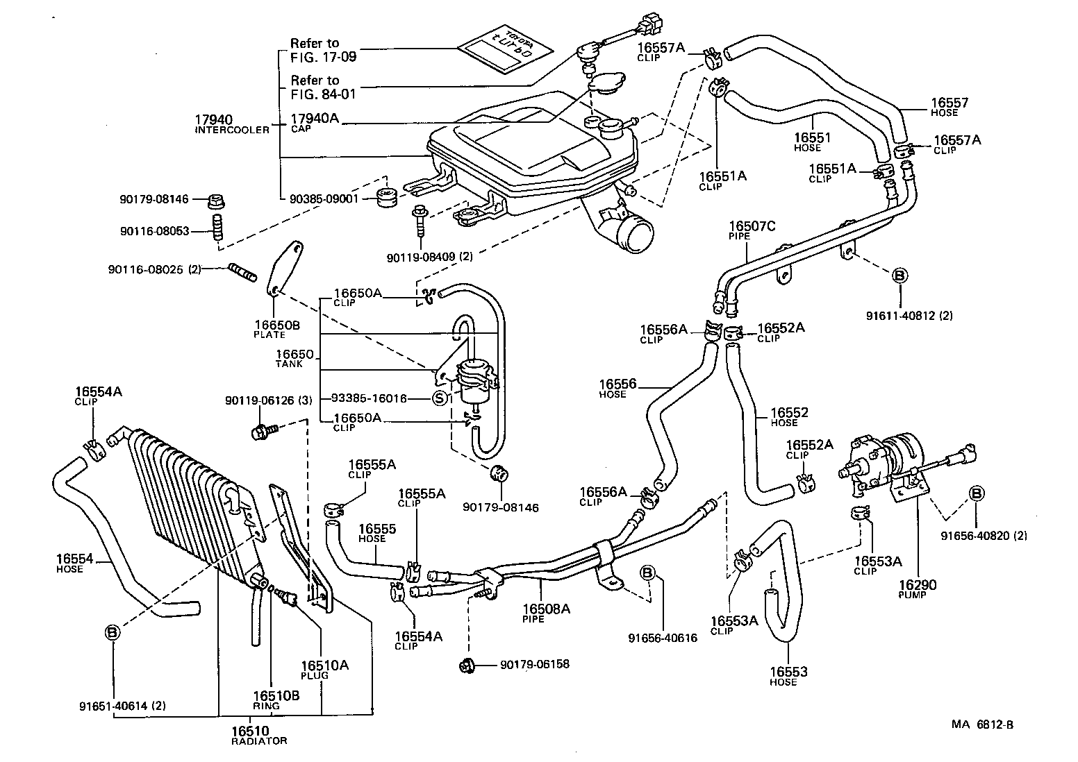 16401-41030 CAP SUB-ASSY, INTERCOOLER product image