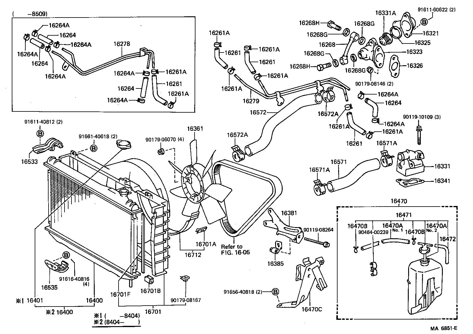 16381-70030 BAR, FAN BELT ADJUSTING product image