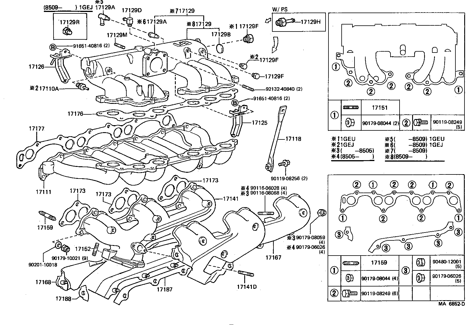 17064-70010 HOUSING SUB-ASSY, ROTOR product image