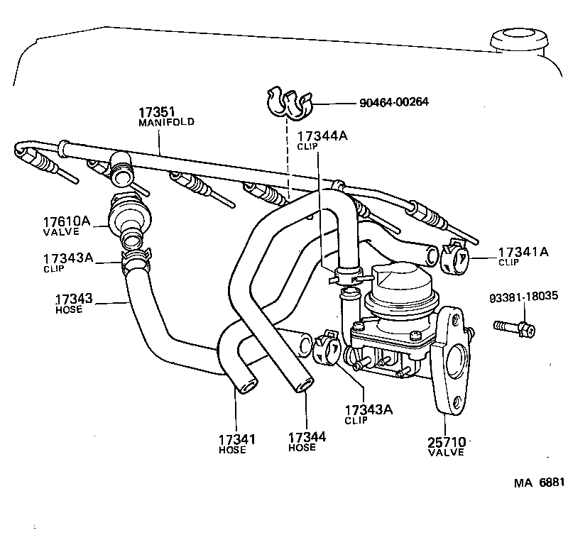 17376-38011 GASKET, AIR TUBE product image