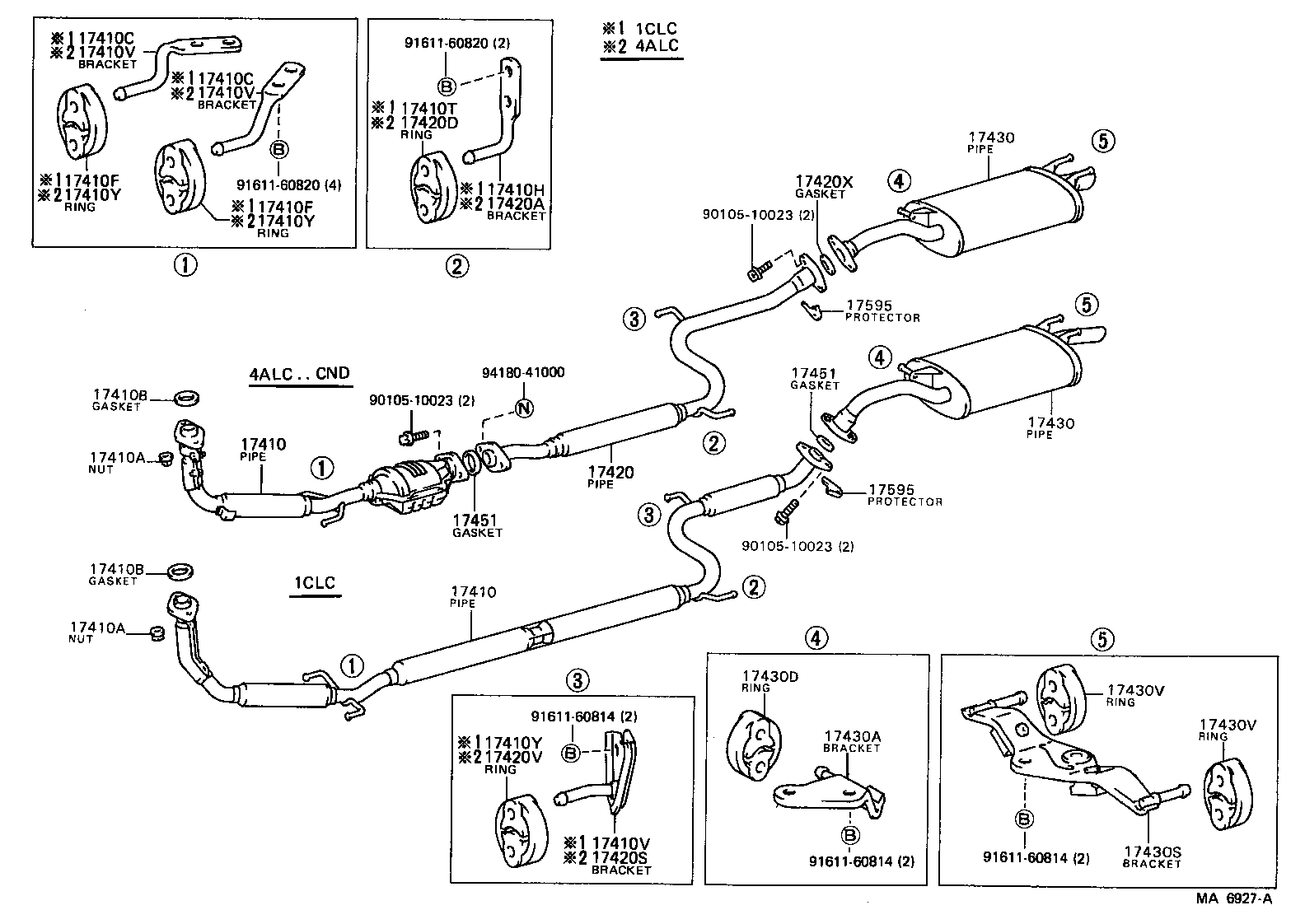17430-16270 PIPE ASSY, EXHAUST, TAIL product image