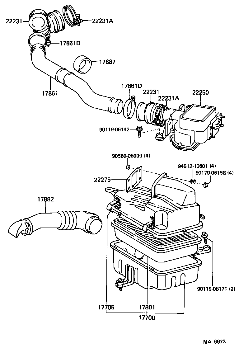 17700-35220 CLEANER ASSY, AIR product image