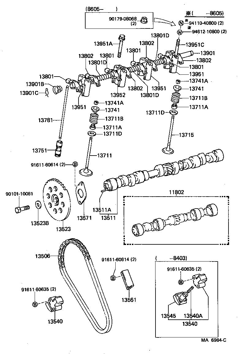 13501-88280 CAMSHAFT product image