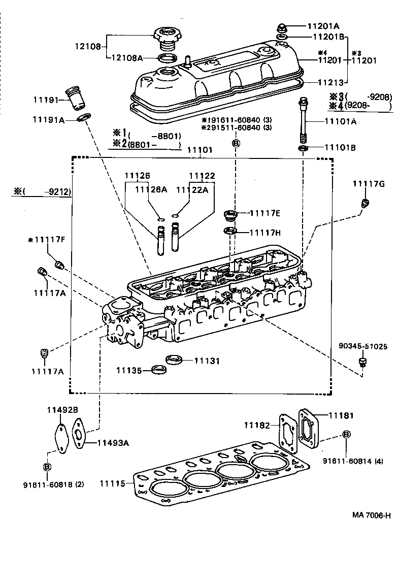 11496-35010 GASKET(FOR CYLINDER HEAD) product image