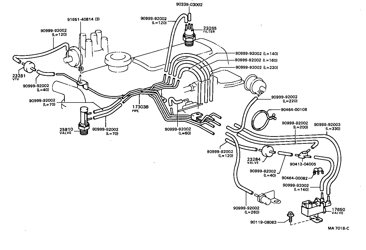 17300-73020 VALVE ASSY, AIR CONTROL product image