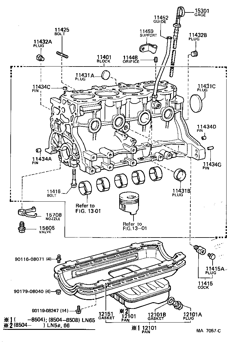 Toyota 12101-54041 PAN SUB-ASSY, OIL