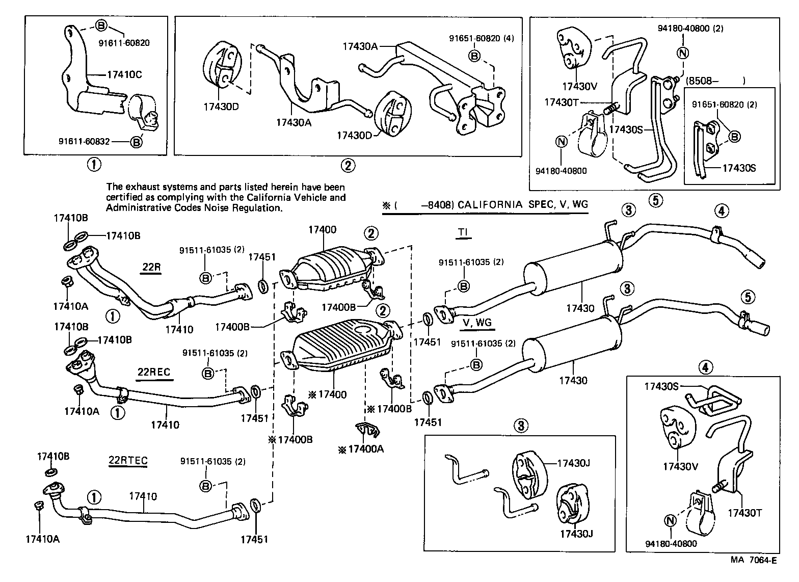 17430-35120 PIPE ASSY, EXHAUST, TAIL product image