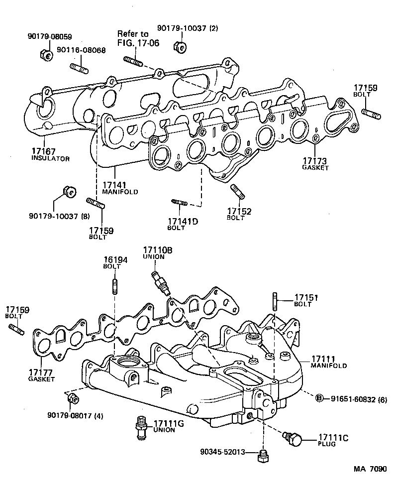 17064-70010 HOUSING SUB-ASSY, ROTOR product image