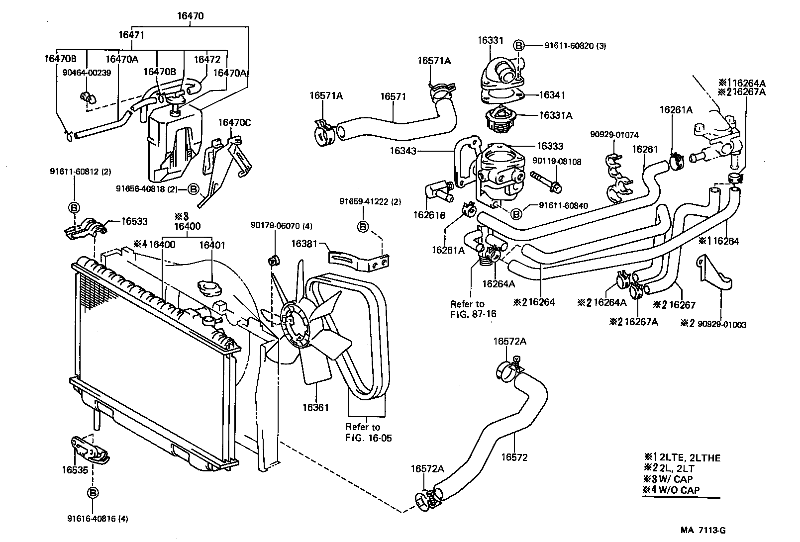 16381-70030 BAR, FAN BELT ADJUSTING product image
