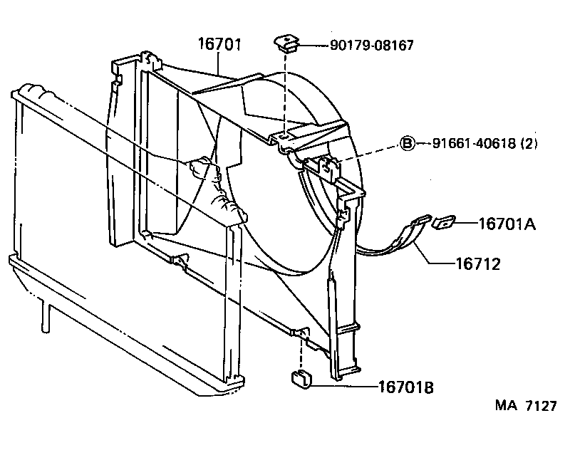 16309-71010 SHAFT SUB-ASSY, FAN DRIVE product image