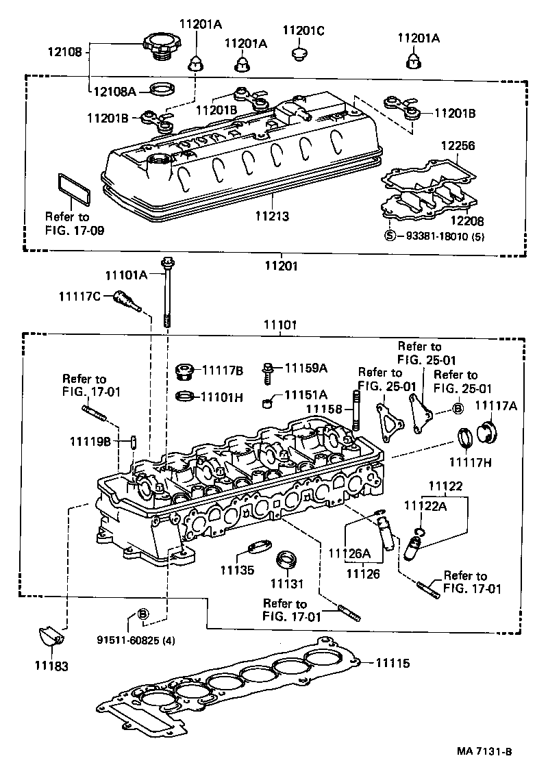11101-73020 HEAD SUB-ASSY, CYLINDER product image
