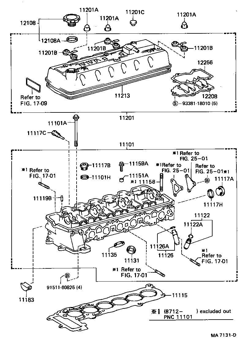 11101-54050 HEAD SUB-ASSY, CYLINDER product image