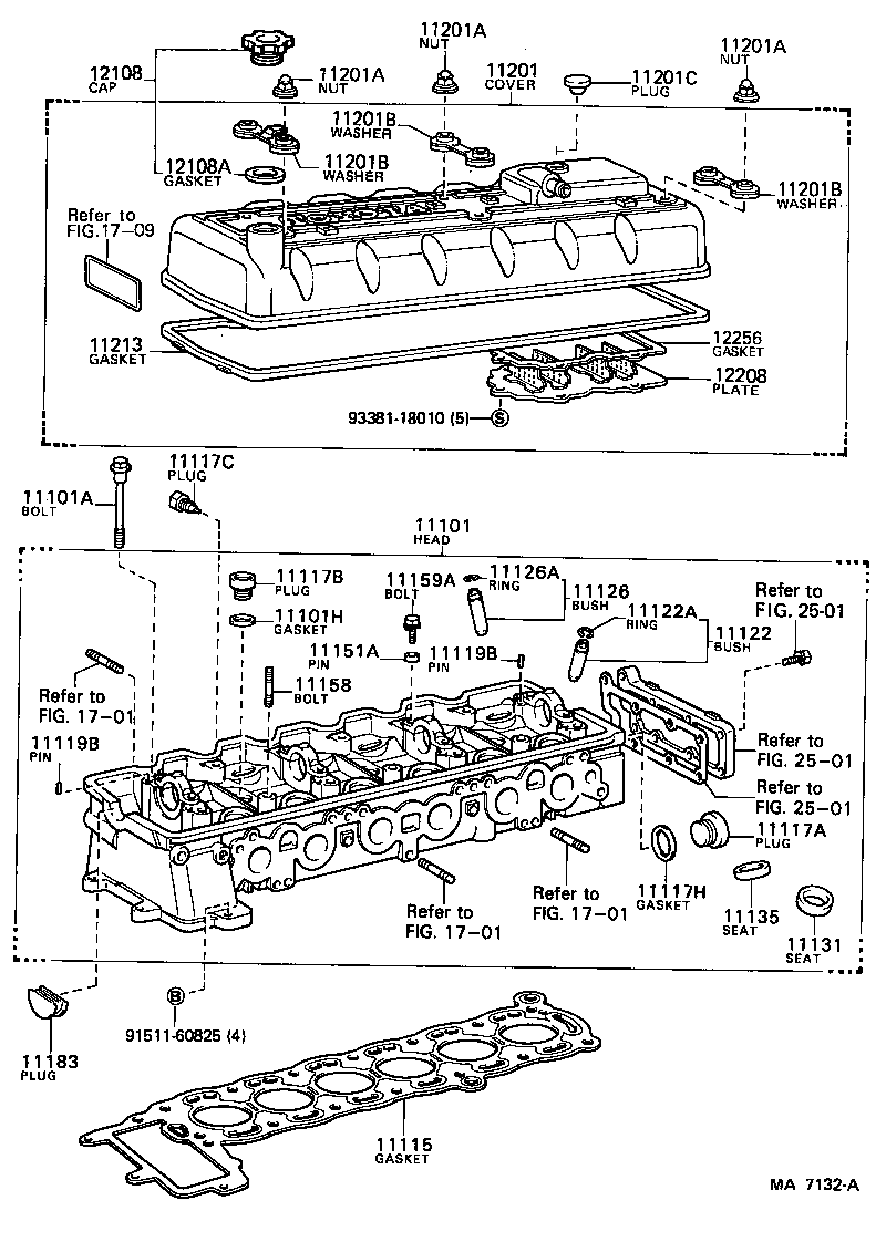 11101-73020 HEAD SUB-ASSY, CYLINDER product image