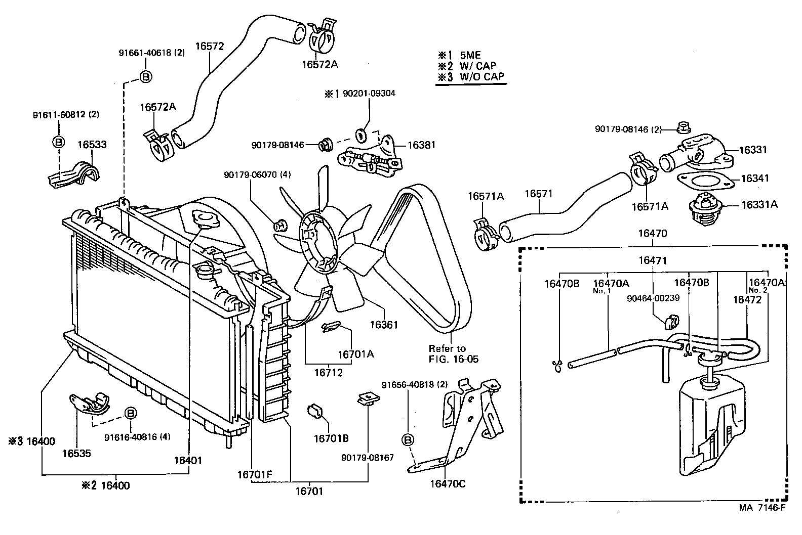 16309-71010 SHAFT SUB-ASSY, FAN DRIVE product image