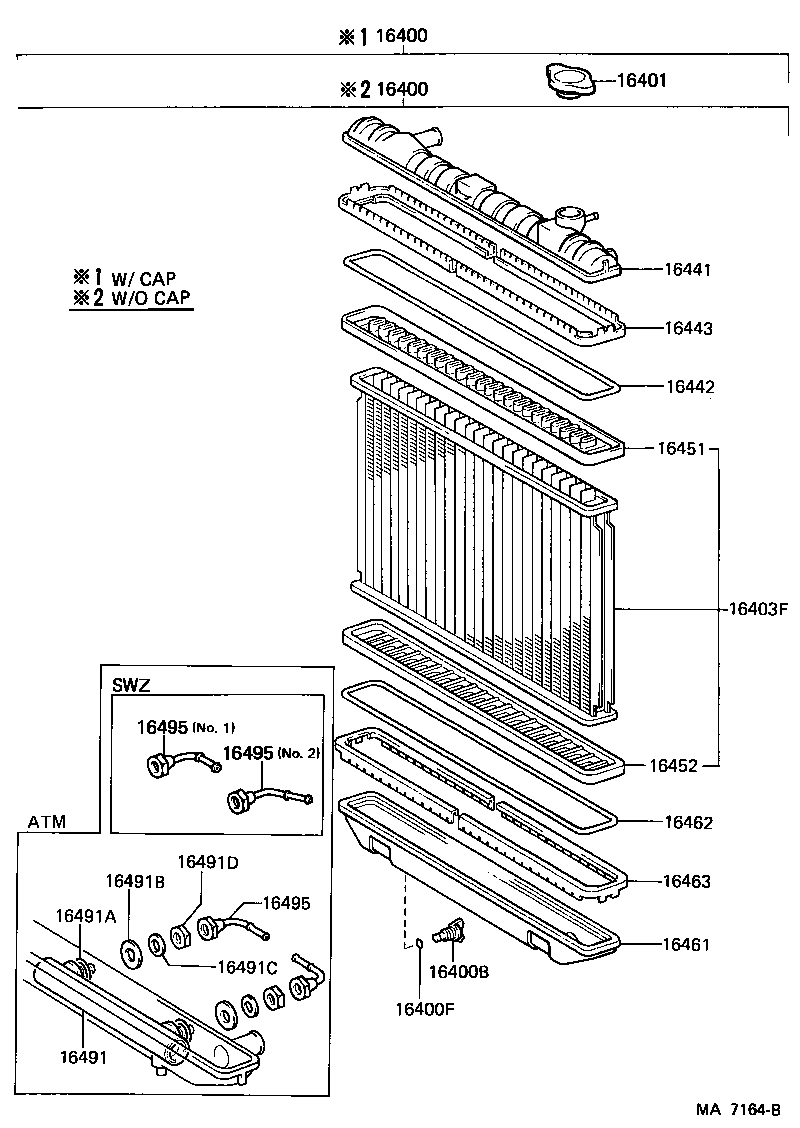 16309-71010 SHAFT SUB-ASSY, FAN DRIVE product image