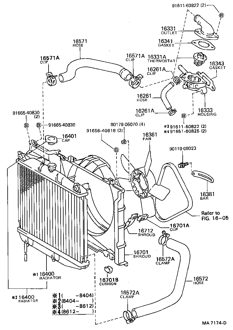 16303-26042 HOUSING, WATER OUTLET product image