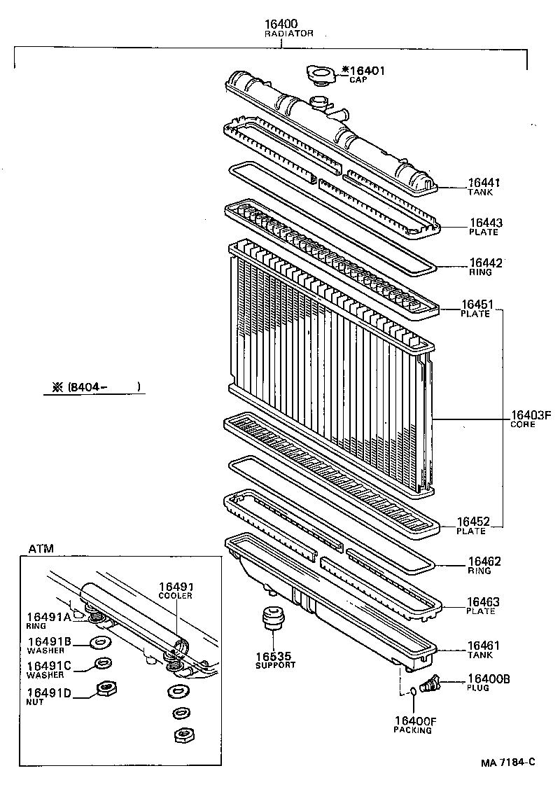 99555-00140 HOSE, WATER BY-PASS, NO.3 product image