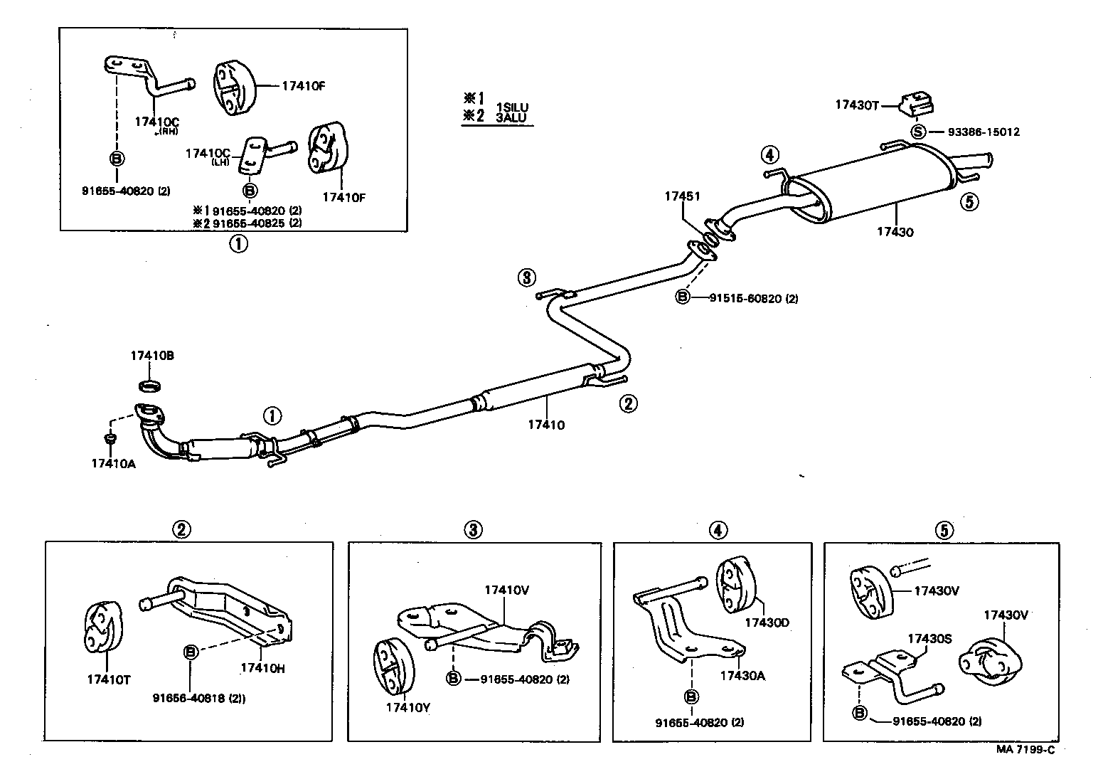 17430-63050 PIPE ASSY, EXHAUST, TAIL product image