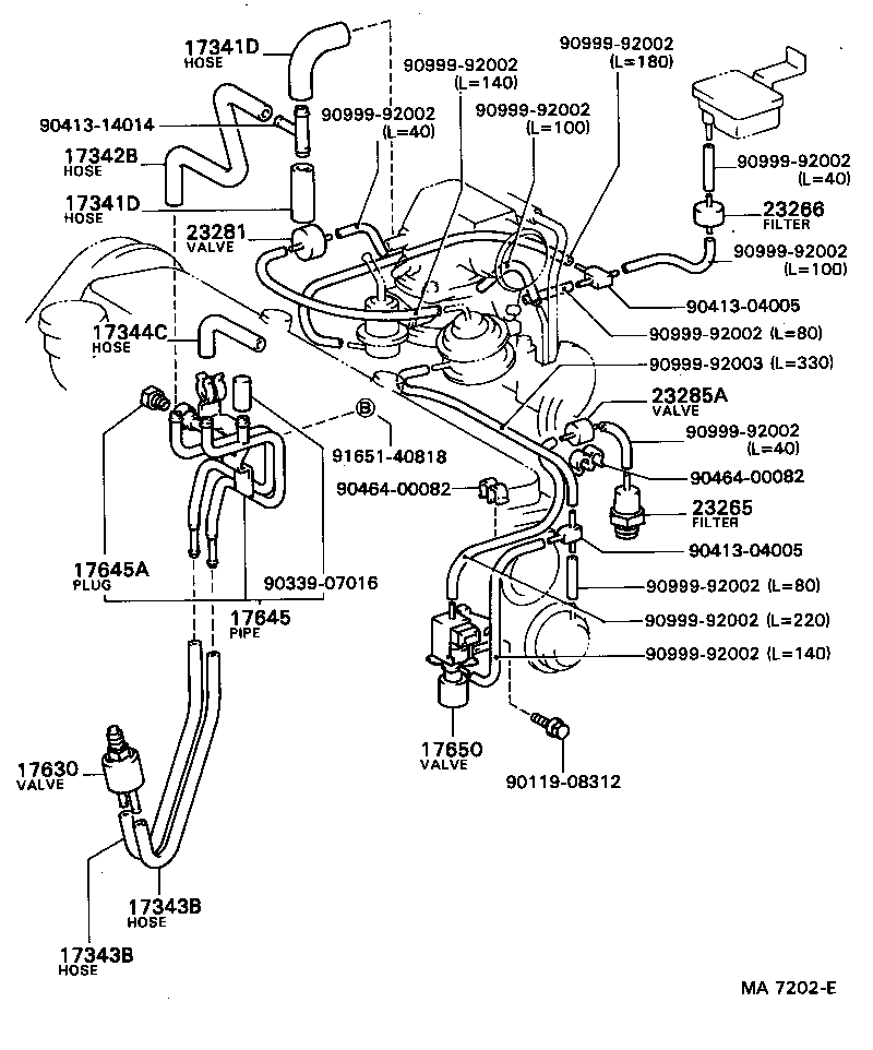 17360-63040 TUBE ASSY, AIR product image