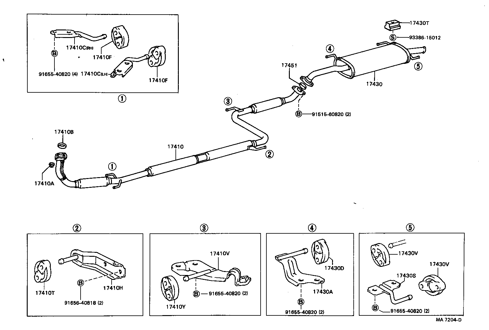 17430-15270 PIPE ASSY, EXHAUST, TAIL product image