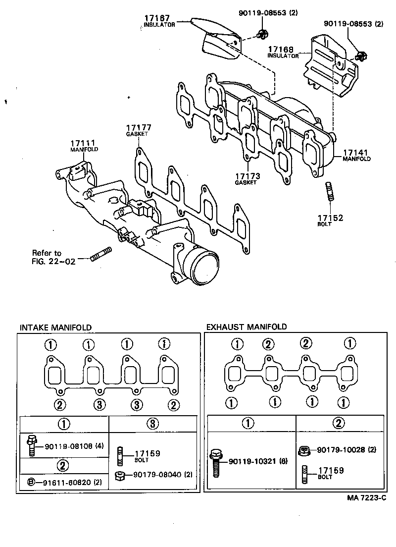 17111-63031 MANIFOLD, INTAKE product image