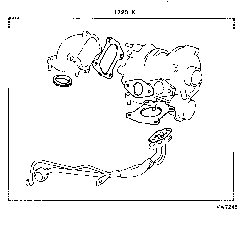 17118-64020 STAY, MANIFOLD product image