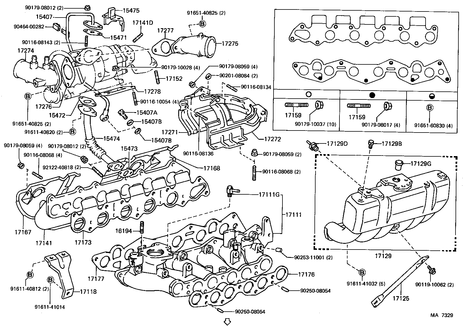 17064-70010 HOUSING SUB-ASSY, ROTOR product image