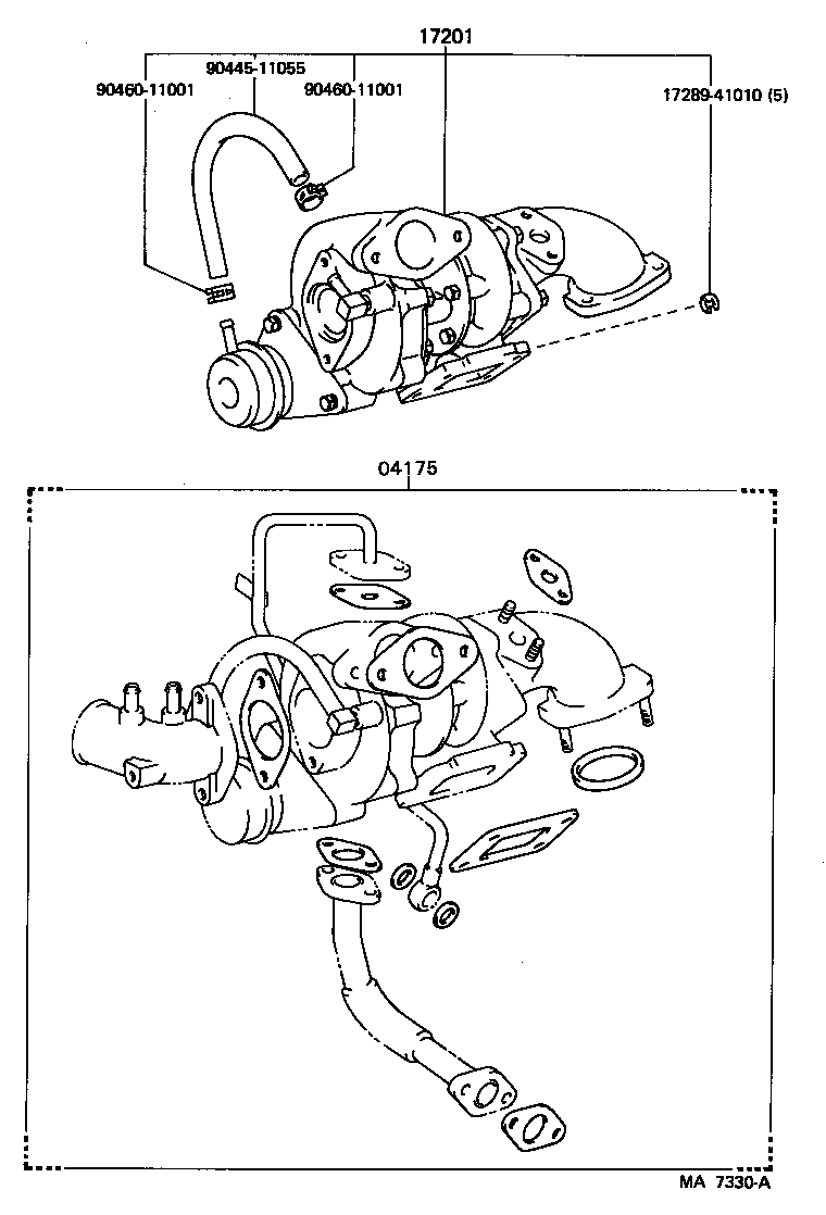 17064-70010 HOUSING SUB-ASSY, ROTOR product image