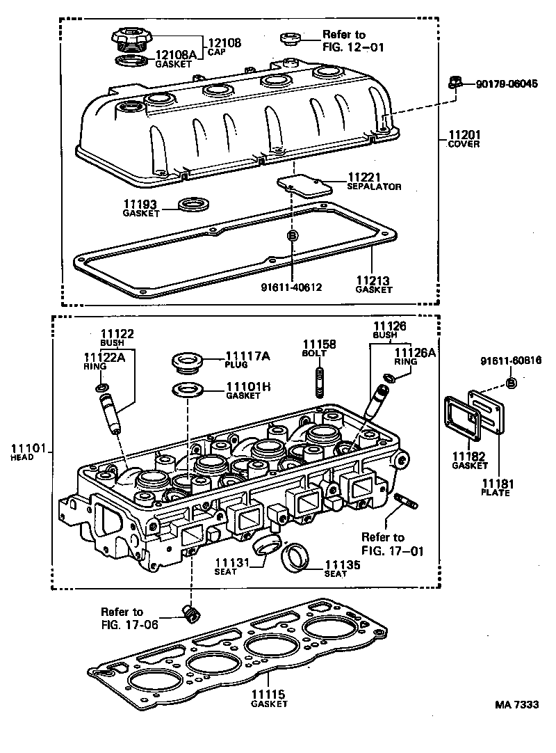 11101-18020 HEAD SUB-ASSY, CYLINDER product image