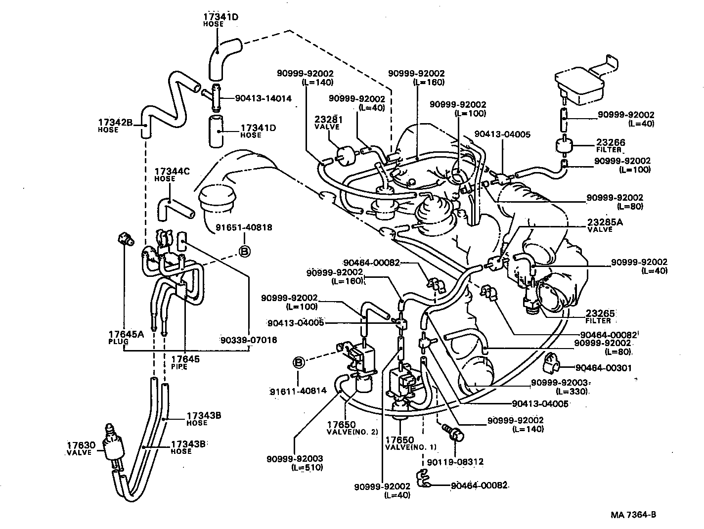 17630-16020 VALVE ASSY, AIR CONTROL product image