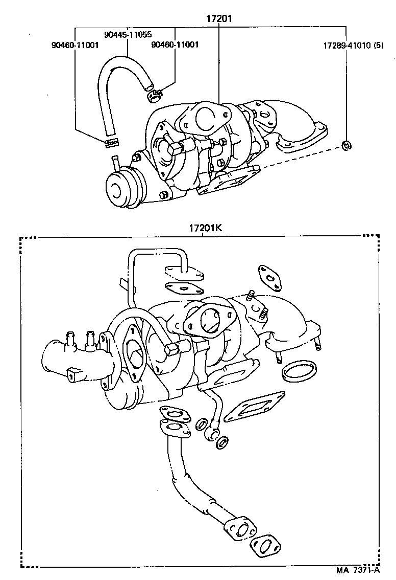 17101-88300 MANIFOLD, INTAKE product image