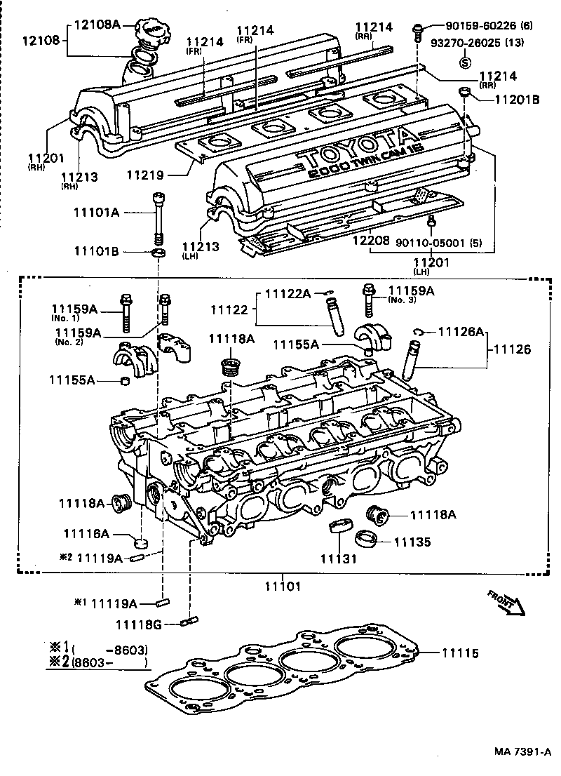 11101-69035 HEAD SUB-ASSY, CYLINDER product image