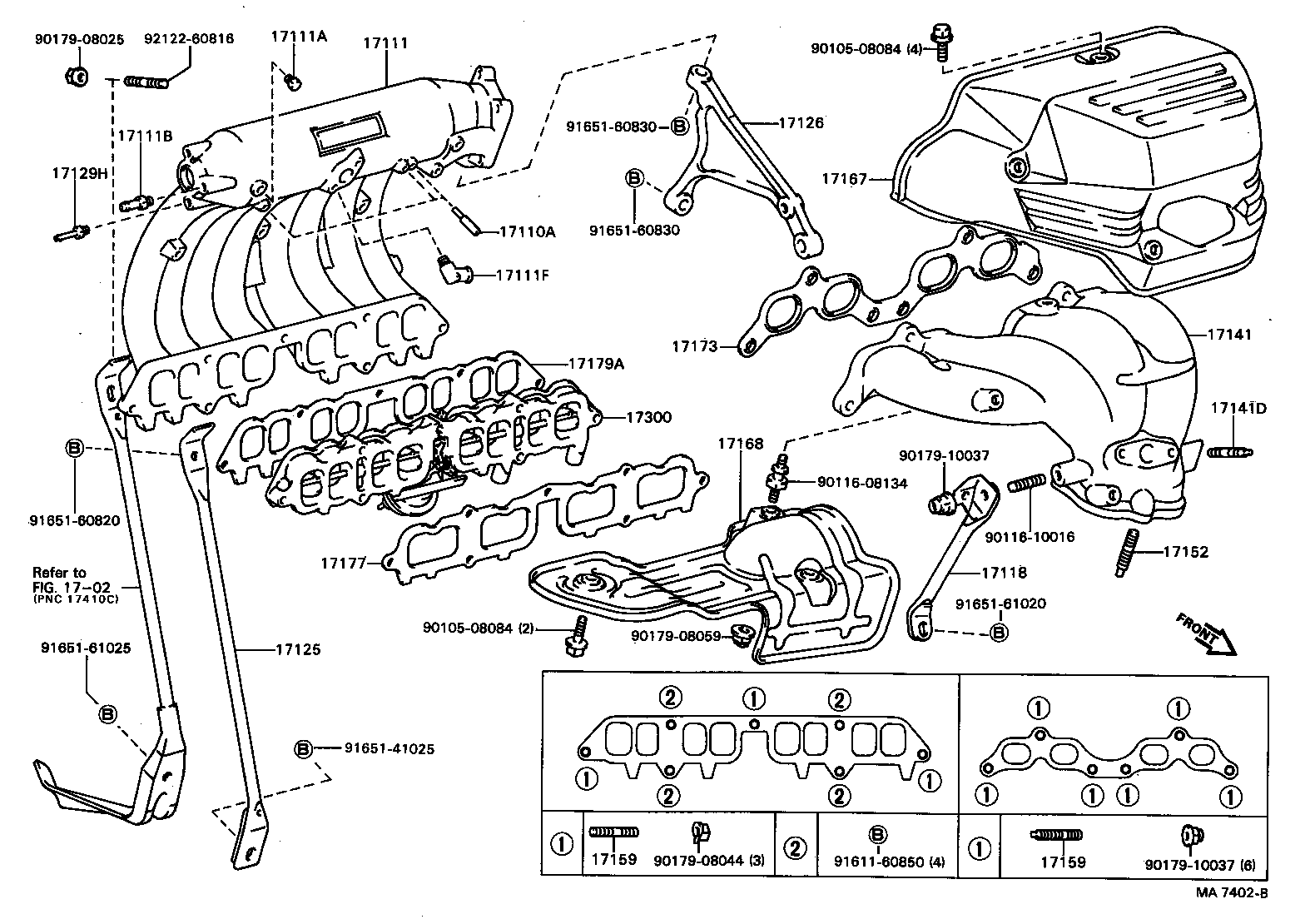 17111-74010 MANIFOLD, INTAKE product image
