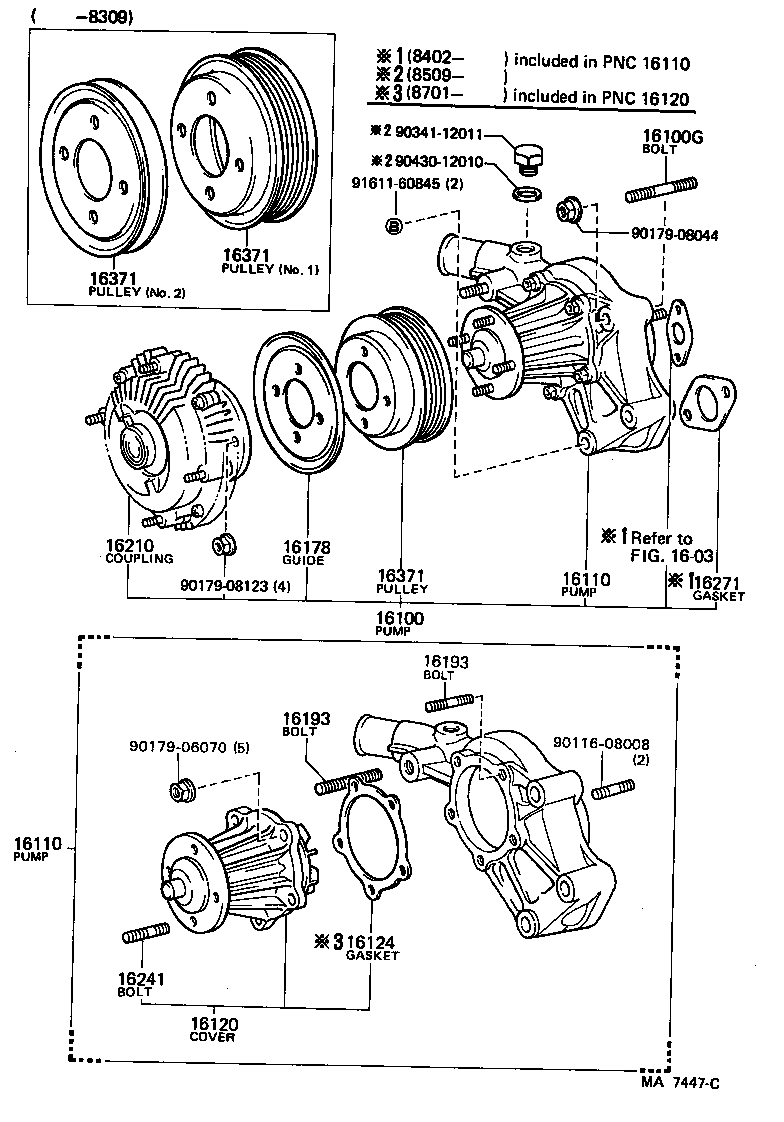 16173-43030 PULLEY, FAN product image