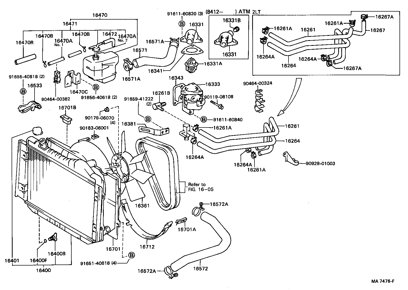 16470-70100 TANK ASSY, RADIATOR RESERVE product image