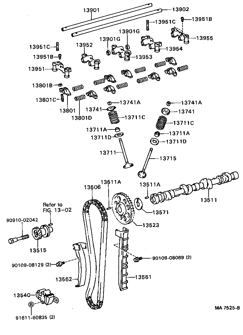 11802-71010 BEARING SET, CAMSHAFT product image