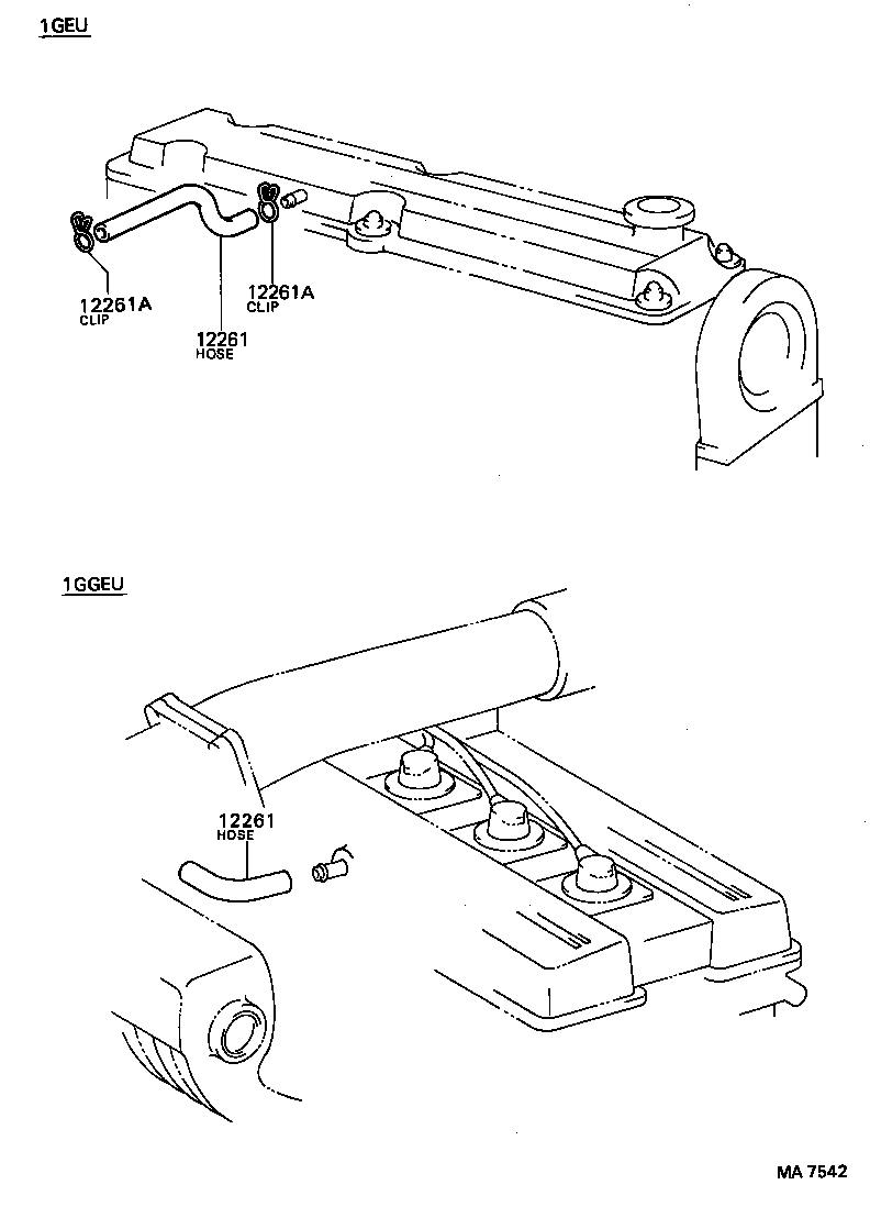 12261-88341 HOSE, VENTILATION product image