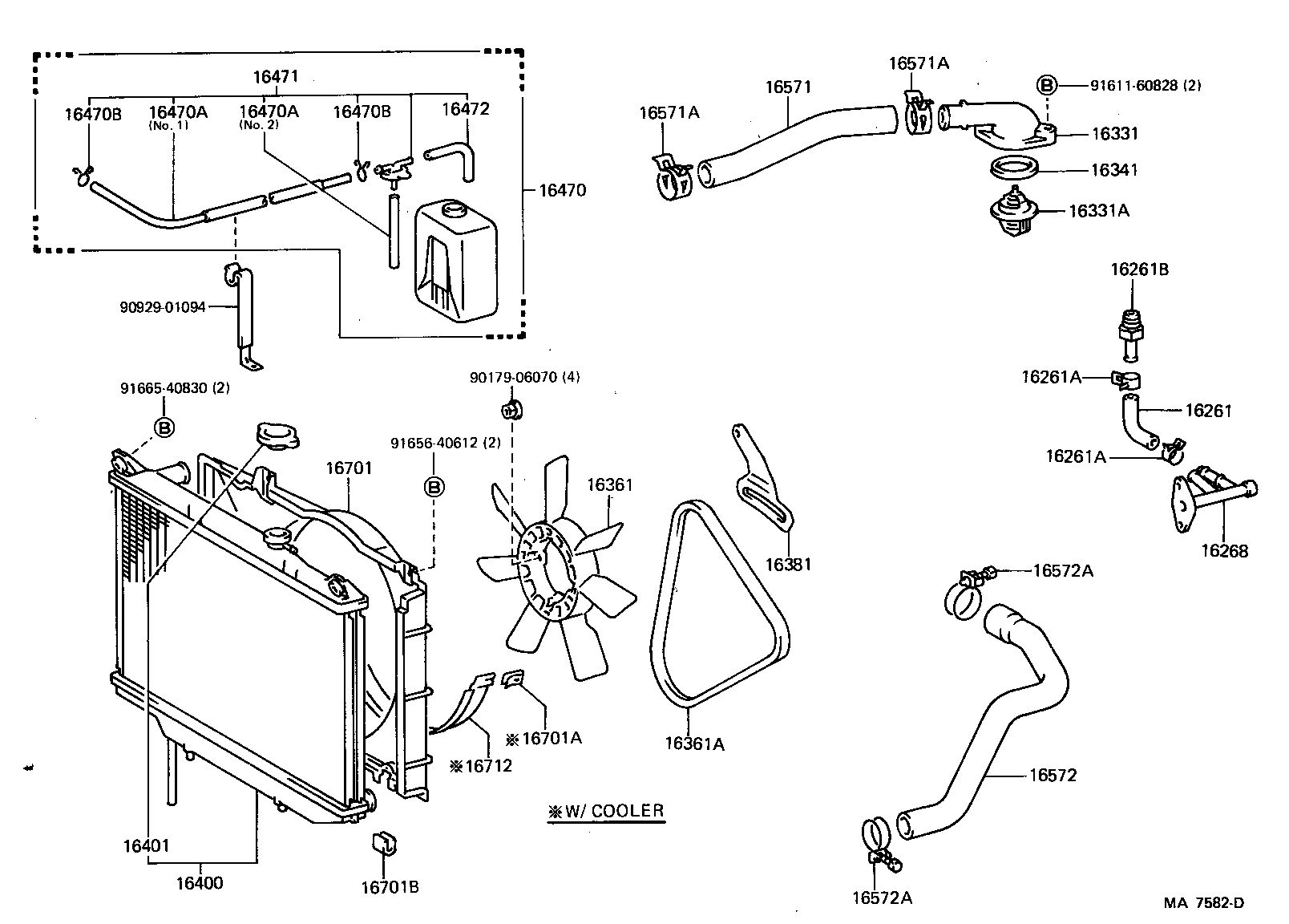16381-38020 BAR, FAN BELT ADJUSTING product image