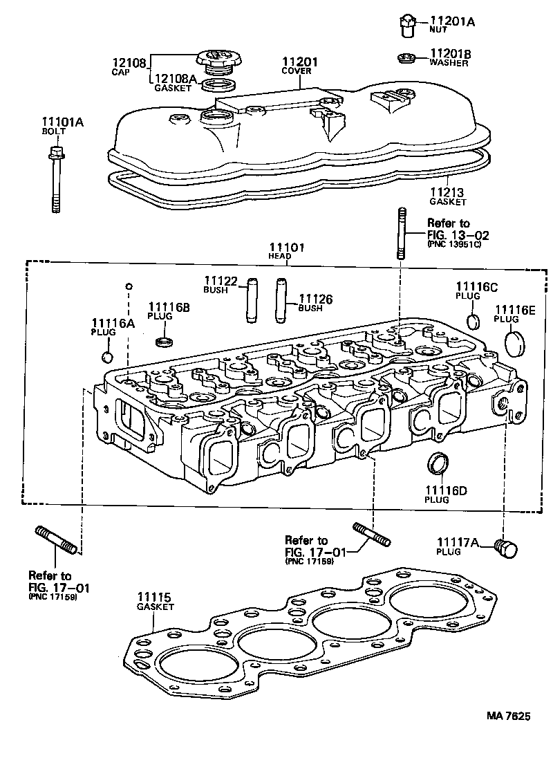 11201-56090 COVER SUB-ASSY, CYLINDER HEAD product image