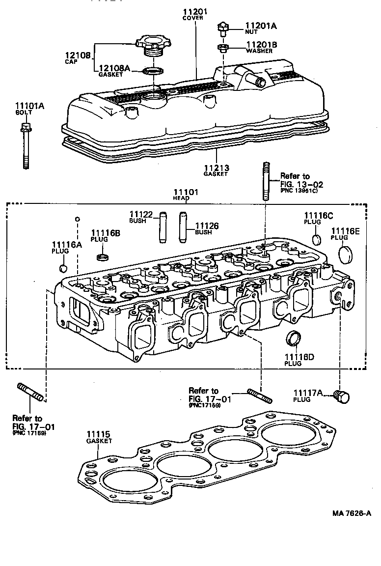 11201-56090 COVER SUB-ASSY, CYLINDER HEAD product image